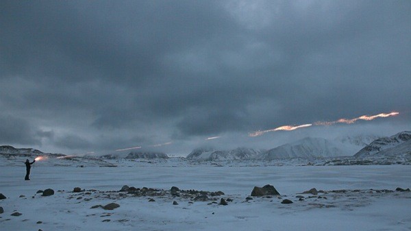 In a new display at Edward Winkleman Gallery, artist Janet Biggs takes on the Arctic in a video trilogy that explores themes of survival, mortality, isolation and some incredibly cold landscapes.